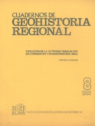 Tapa Evolución de la actividad tabacalera en Corrientes y en Misiones (1870-1940)