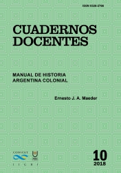 Tapa Manual de Historia Argentina Colonial
