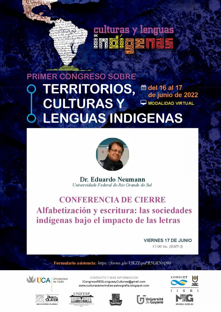 Primer Congreso Sobre "Territorios, Culturas Y Lenguas Indígenas