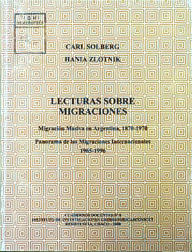 Tapa Lecturas sobre migraciones