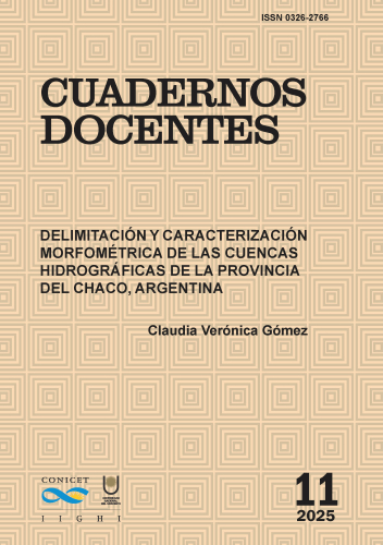 Tapa Delimitación y caracterización morfométrica de las cuencas hidrográficas dela provincia del Chaco, Argentina